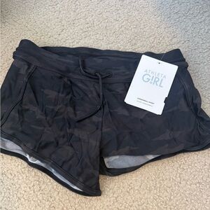 Athleta Dark Camo Athletic Shorts